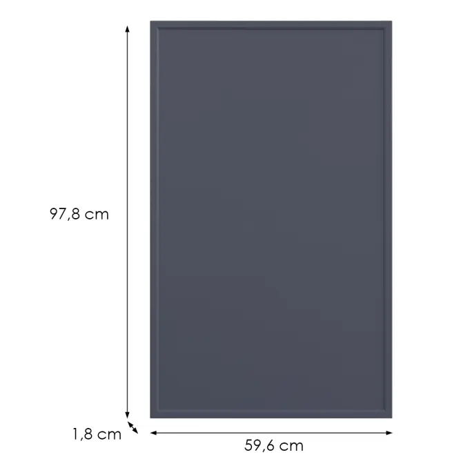 Konyhafront G60(100)(L/P) O6 K273 Gránát Gri,2
