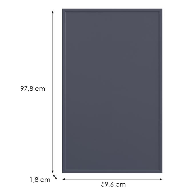 Konyhafront G60(100)(L/P) O6 K273 Gránát Gri,2