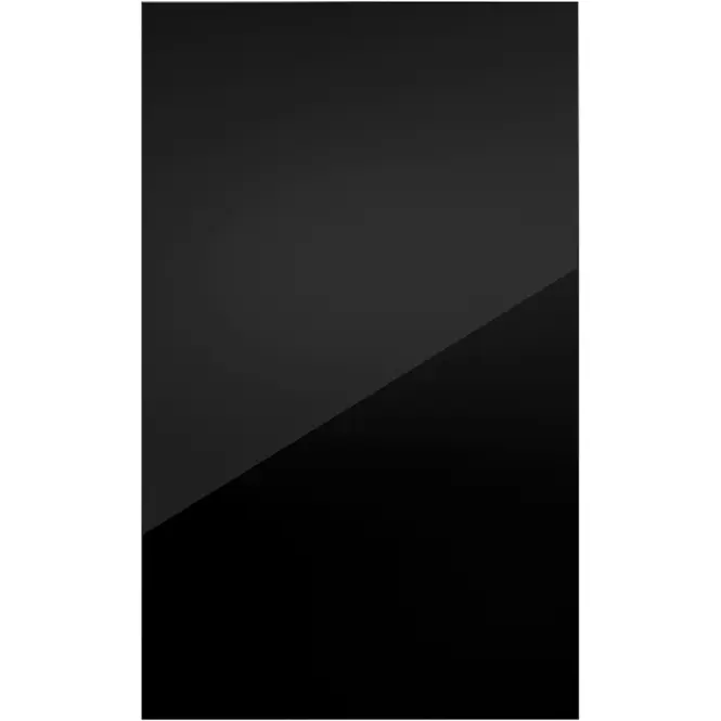 Konyhafront G60(100)(L/P) L9 K165 Fekete Hg Griii