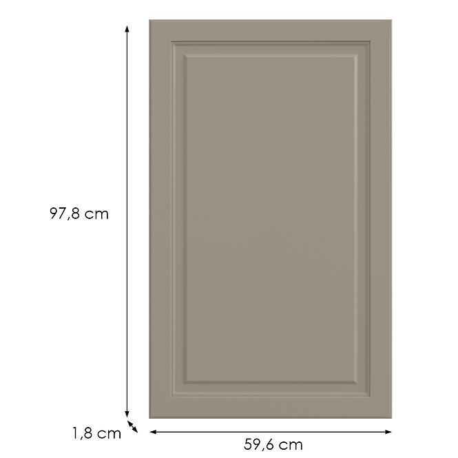 Konyhafront G60(100)(L/P)  V6 K257 Kasmír Matt Grii,2