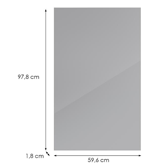 Konyhafront G60(100)(L/P) L9 K268 Szürke Hg Griii,2