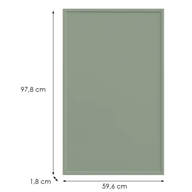 Konyhafront G60(100)(L/P) O6 K-279 Olíva Grii,2