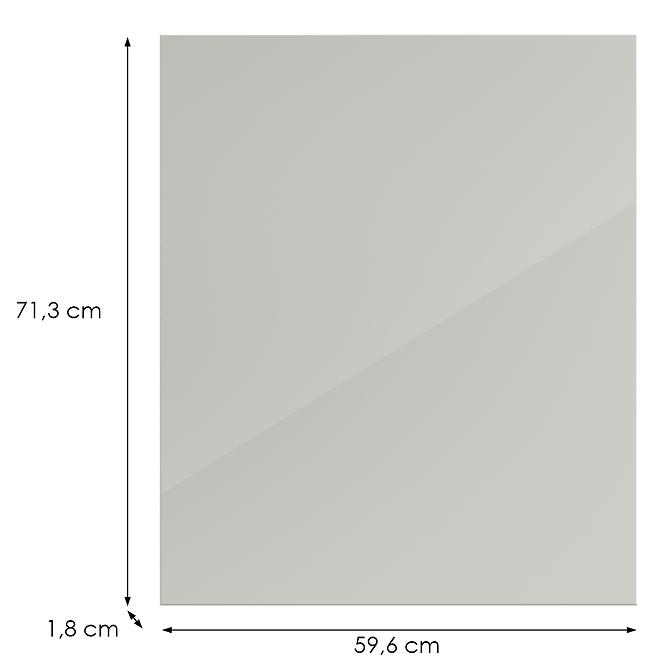Konyhafront G60(72)(L/P) L9 K900 Bianco Hg Griii,2