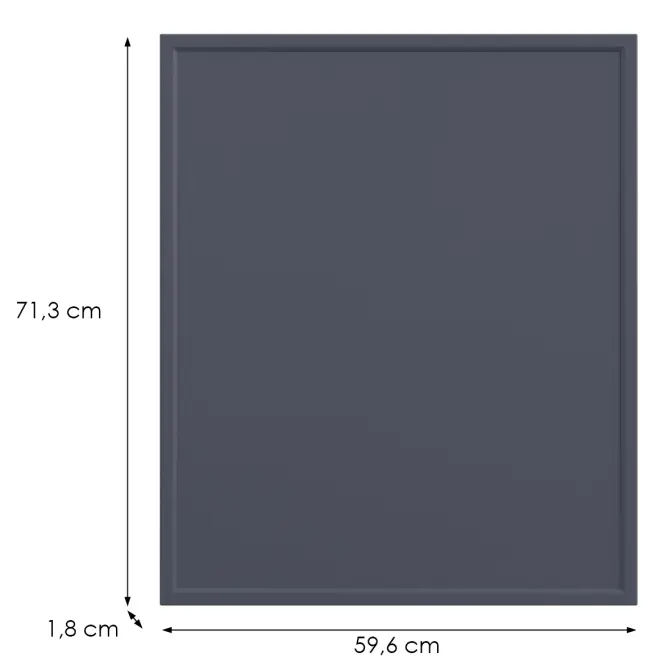 Konyhafront G60(72)(L/P) O6 K273 Gránát Gri,2