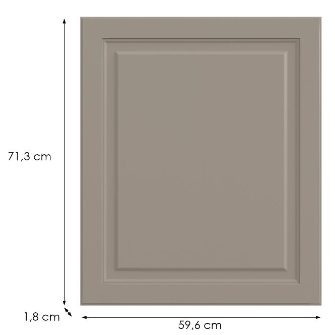 Konyhafront G60(72)(L/P)  V6 K257 Kasmír Matt Grii,2