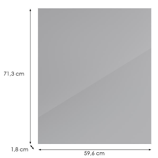 Konyhafront G60(72)(L/P) L9 K268 Szürke Hg Griii,2