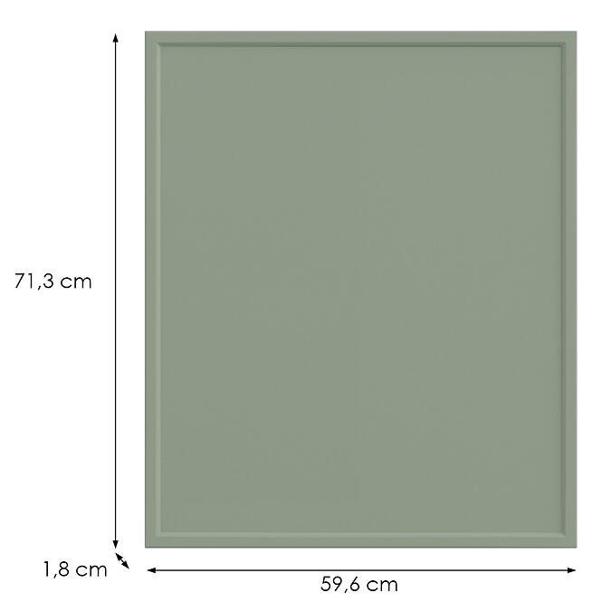 Konyhafront G60(72)(L/P) O6 K-279 Olíva Grii,2