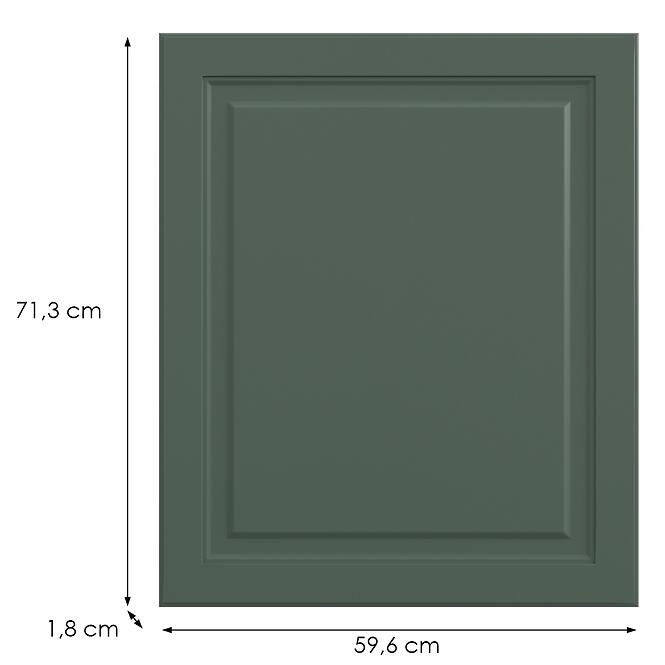 Konyhafront G60(72)(L/P)  V6 K274 Zöld labrado,2