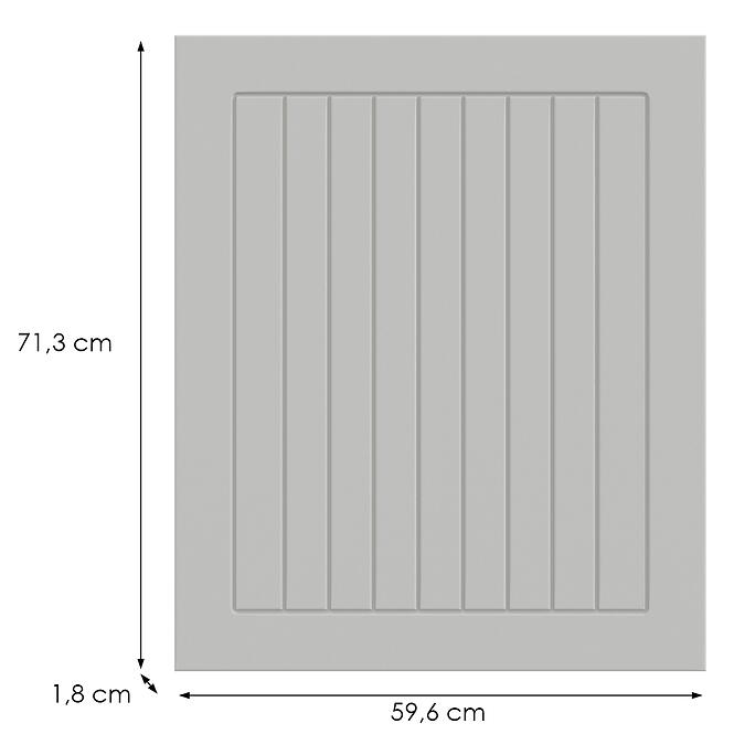 Konyhafront G60(72)(L/P) H5 K252 Fehér Gr I,2