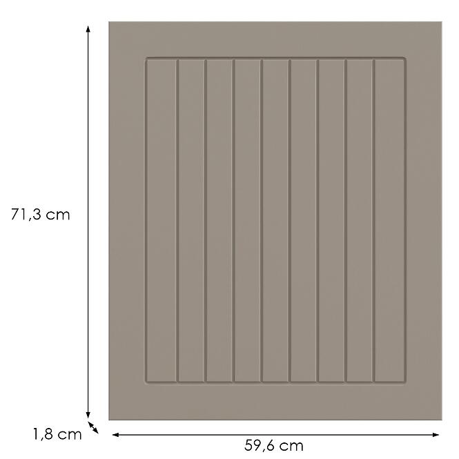 Konyhafront G60(72)(L/P) H5 K257 Kasmír Matt Grii,2
