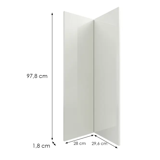 Konyhafront G60n2(100) L9 K900 Bianco Hg Griii,2