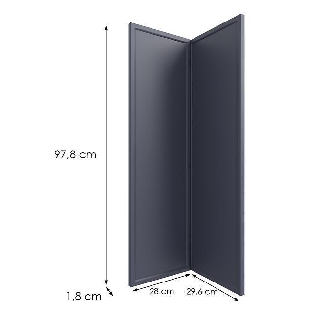 Konyhafront G60n2(100) O6 K273 Gránát Gri,2