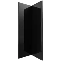 Konyhafront G60n2(100) L9 K165 Fekete Hg Griii