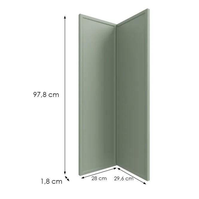 Konyhafront G60n2(100) O6 K-279 Olíva Grii,2