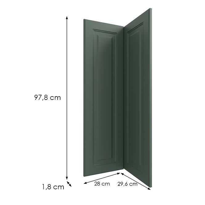 Konyhafront G60n2(100)(L/P)V6 K274 Zöld labrado Gr,2