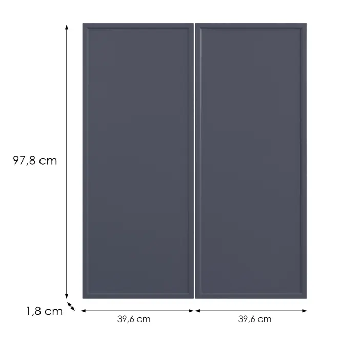 Konyhafront G80(100) O6 K273 Gránát Gri,2