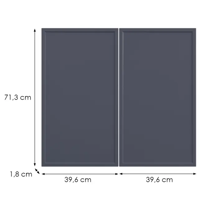 Konyhafront G80(72) O6 K273 Gránát Gri,2