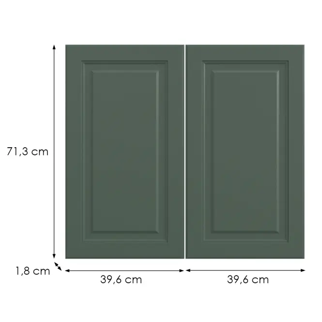 Konyhafront G80(72)  V6 K274 Zöld labrado Gri,2