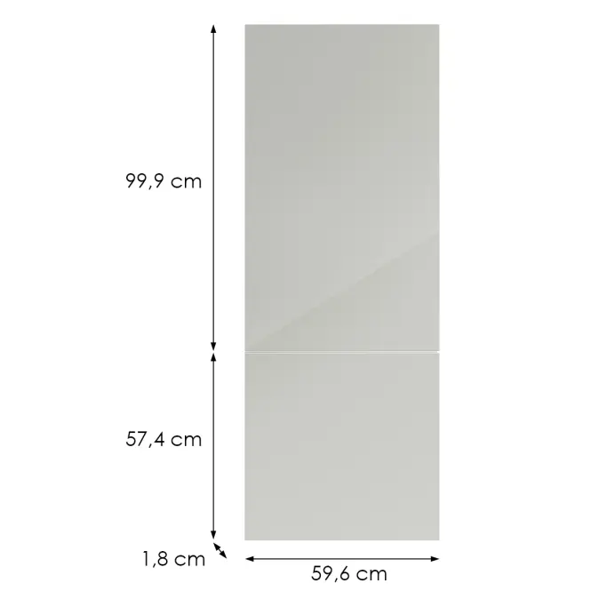 Konyhafront N60n L9 K900 Bianco Hg Griii,2