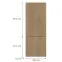 Konyhafront N60n  T8 K282 Dub Cremona Grii,2
