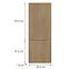Konyhafront N60n  T8 K282 Dub Cremona Grii,2