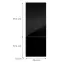 Konyhafront N60n L9 K165 Fekete Hg Griii,2