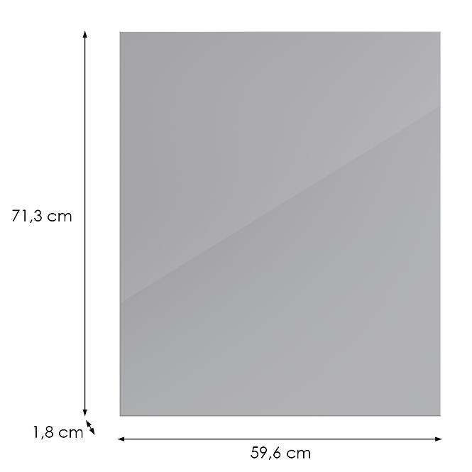 Konyhafront D60z(L/P) L9 K268 Szürke Hg Griii,2