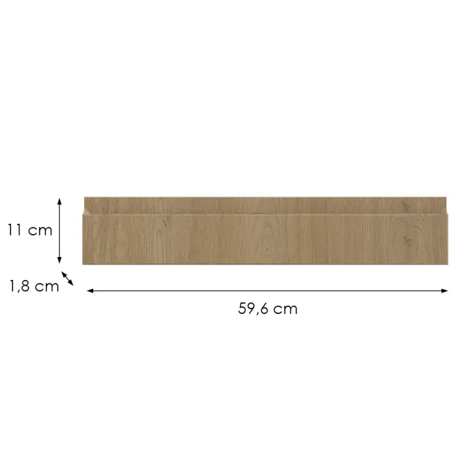 Konyhafront D60zk  T8 K282 Dub Cremona Grii,2