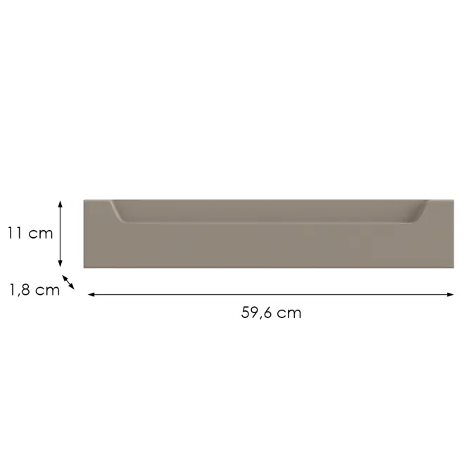 Konyhafront D60zk Q2 K204 Capuccino Matt Gri,2