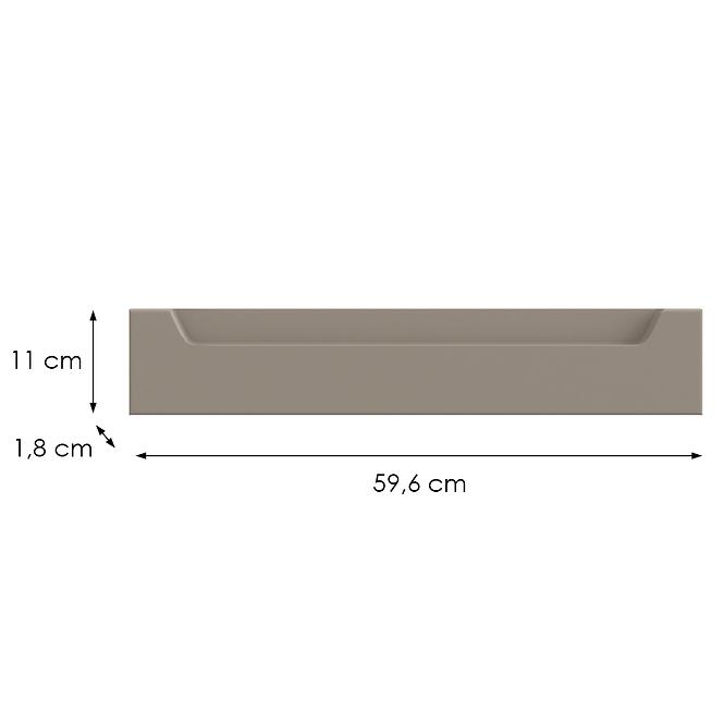 Konyhafront D60zk Q2 K204 Capuccino Matt Gri,2