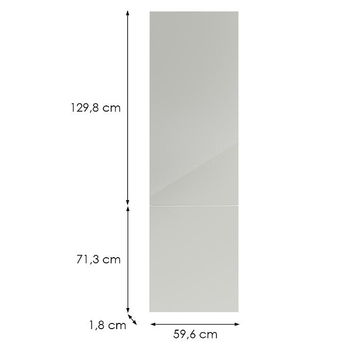 Konyhafront D60zl(L/P) L9 K900 Bianco Hg Griii,2
