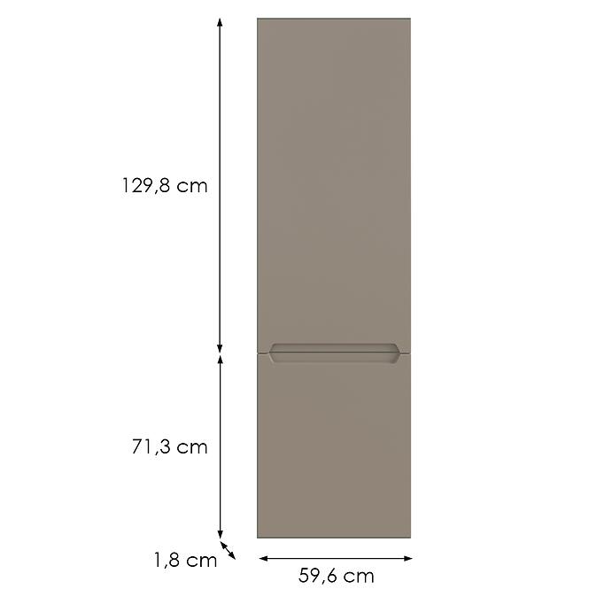 Konyhafront D60zl P Q2 K204 Capuccino Matt Gri,2