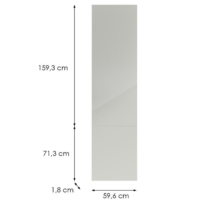 Konyhafront D60zln(L/P) L9 K900 Bianco Hg Griii,2