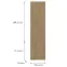 Konyhafront D60zln L T8 K282 Dub Cremona Grii,2