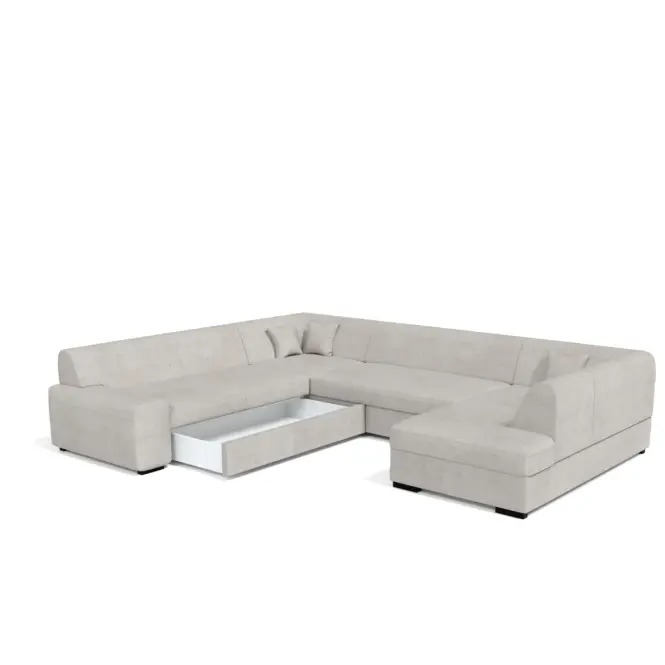 Sarokgarnitúra szett Minos U jobb Retro Bliss 04