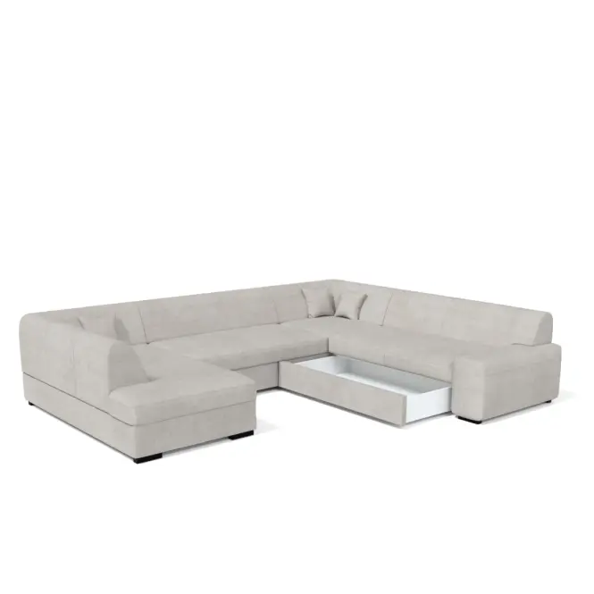 Sarokgarnitúra szett Minos U bal Retro Bliss 04