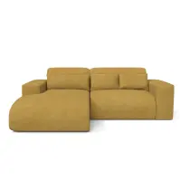 Sarokgarnitúra szett Lumo Mini L Artico Mostaza