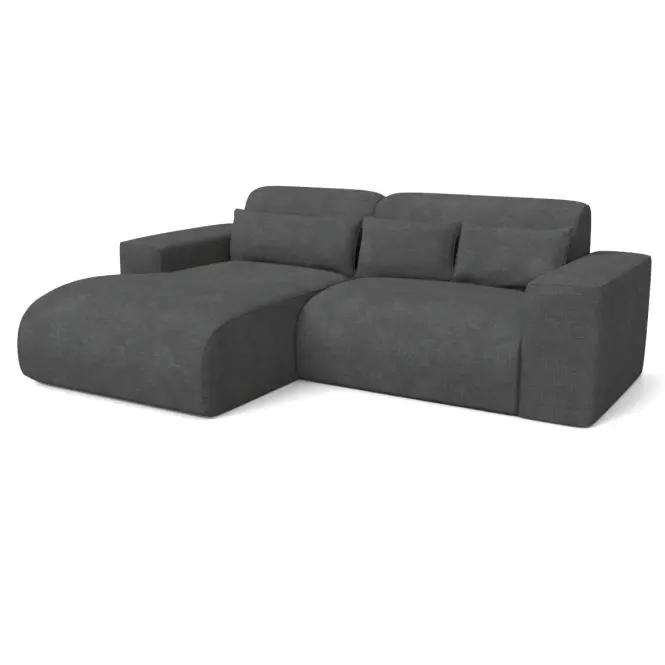 Sarokgarnitúra szett Lumo Mini L Artico Anthracite