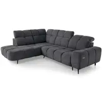 Sarokgarnitúra szett Sergio L elektromos állítással Raven 18 balos