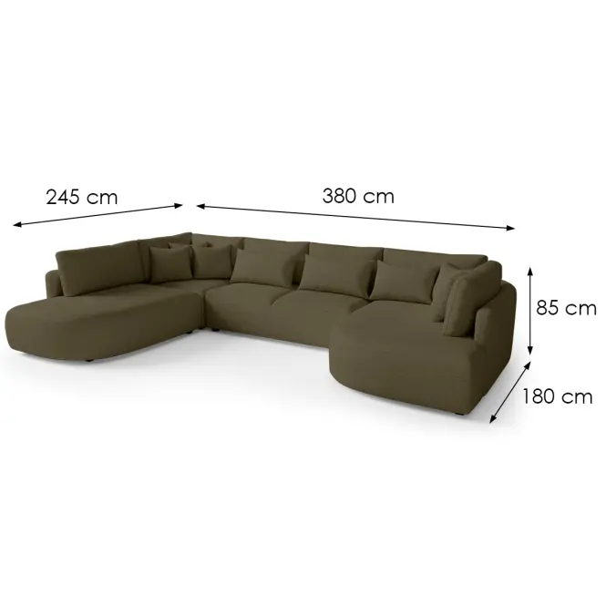 Sarokgarnitúra szett Jacobs U Tresor 77 balos,5