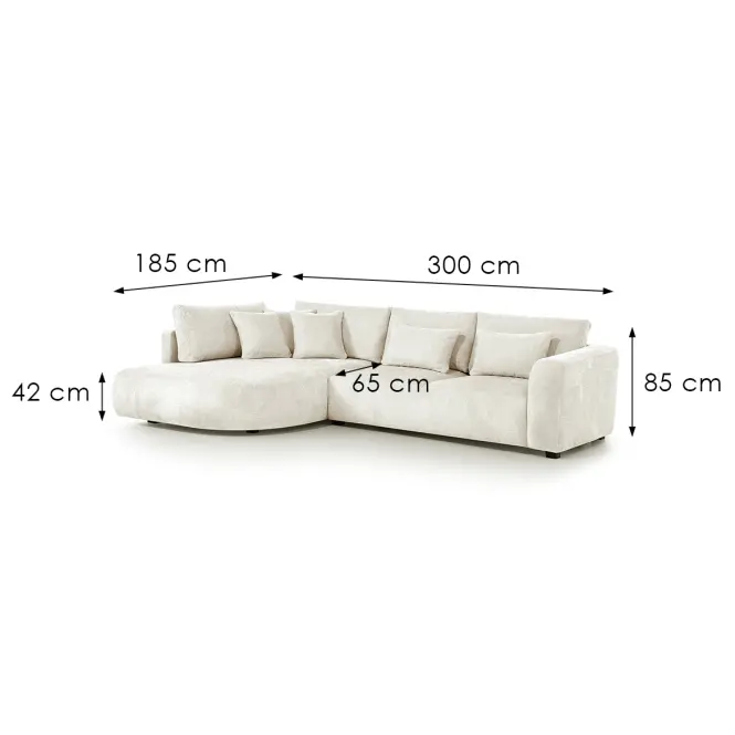 Sarokgarnitúra szett Jacobs L Tresor 22 balos,7