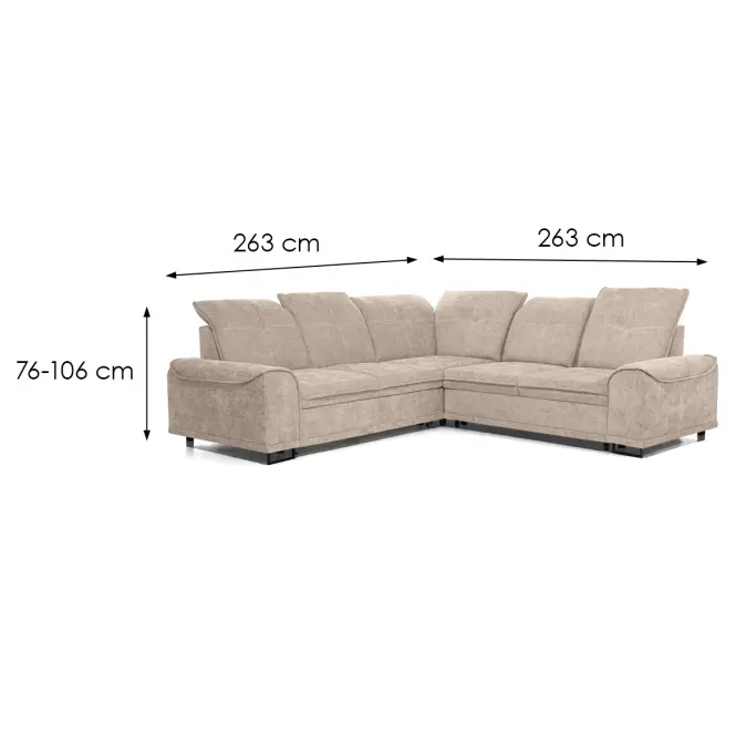 Sarokgarnitúra szett Boss XL Eddy 03 univerzális