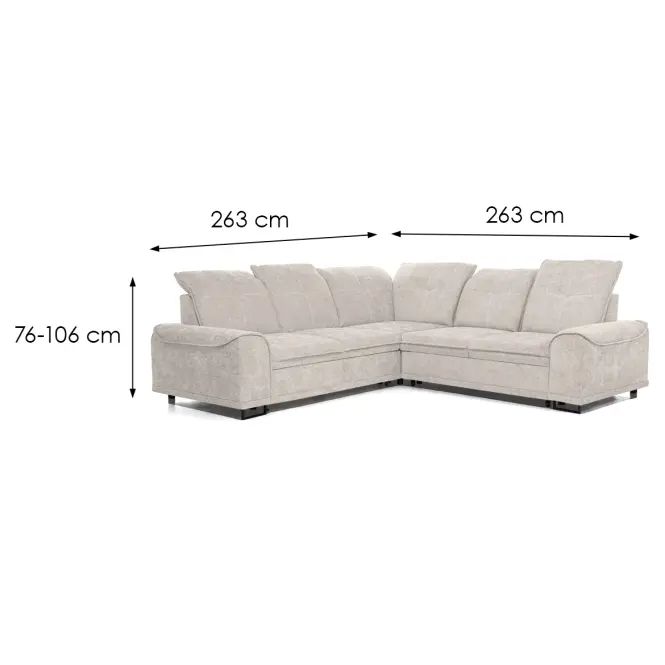 Sarokgarnitúra szett Boss XL Eddy 02 univerzális