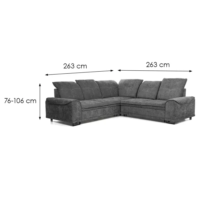 Sarokgarnitúra szett Boss XL Eddy 18 univerzális,6
