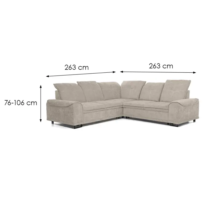 Sarokgarnitúra szett Boss XL Eddy 17 univerzális,6
