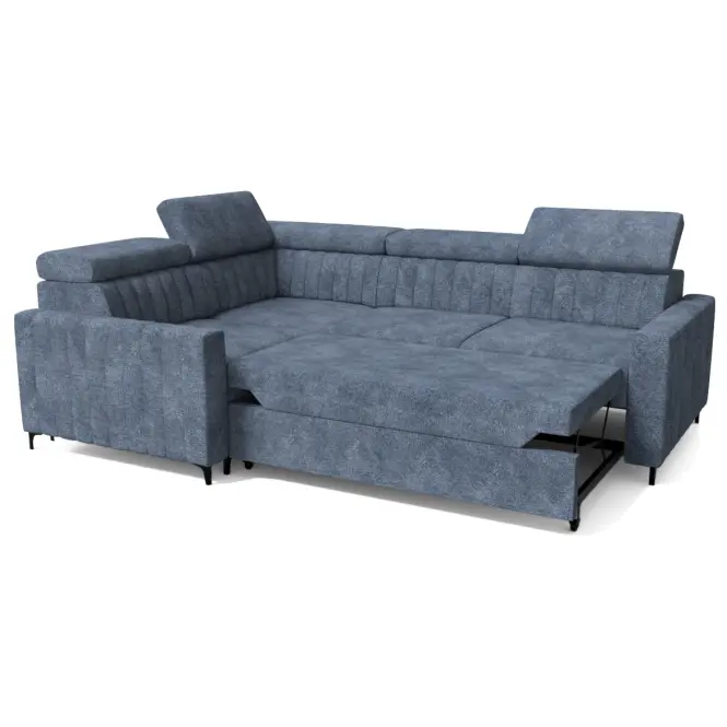 Sarokgarnitúra szett Blue L Solen 23