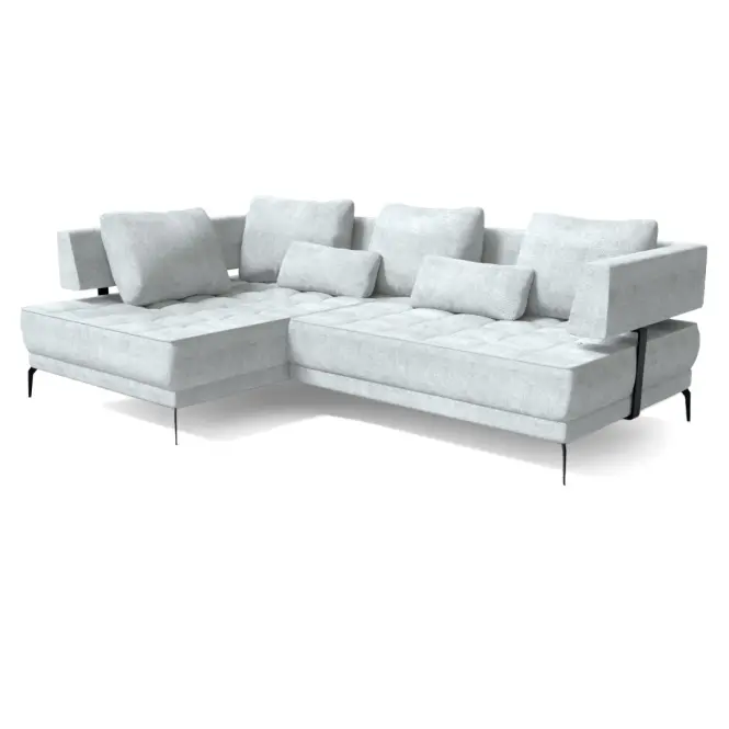 Sarokgarnitúra szett Giotto L elektromos állítással Eden 17 balos