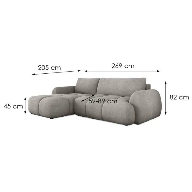 Sarokgarnitúra szett Wind S Bellagio 6 balos,5