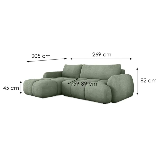 Sarokgarnitúra szett Wind S Bellagio 10 balos,5