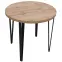 Asztal St-81 80+50cm Wotan/Fekete